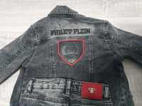 Бредовый джинсовый костюм Philipp Pleinна мальчика на 4-6 лет 110-120