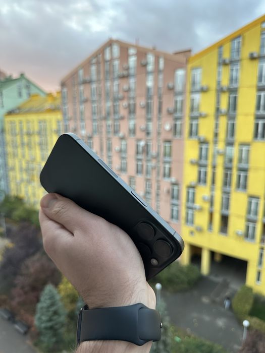 100% Аккум Идеал iPhone 15 Pro 128Gb Black Titanium Neverlock Айфон