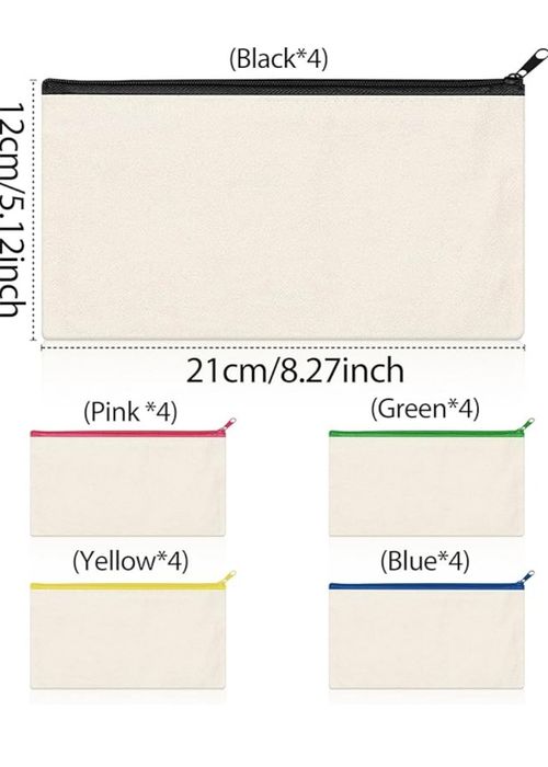 10 piórników piórnik z płótna + pisaki + szablony super gadżet