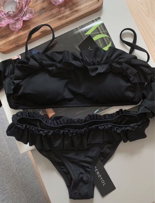 Bikini Yol Ruffle Detail Trendyol NA-KD