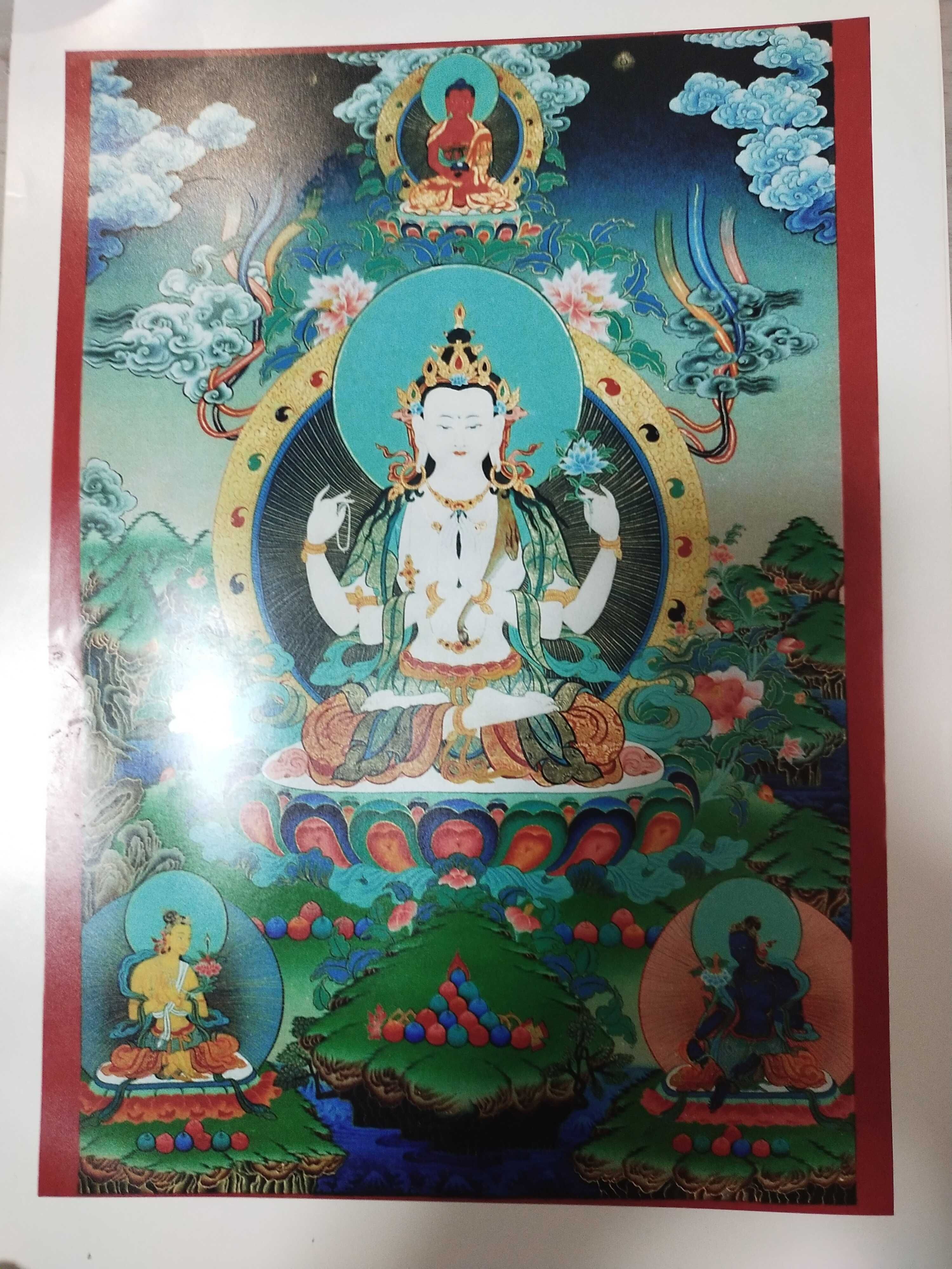 Изображения буддистких божеств. Тибетской ветви. Ваджрасаттва и другие