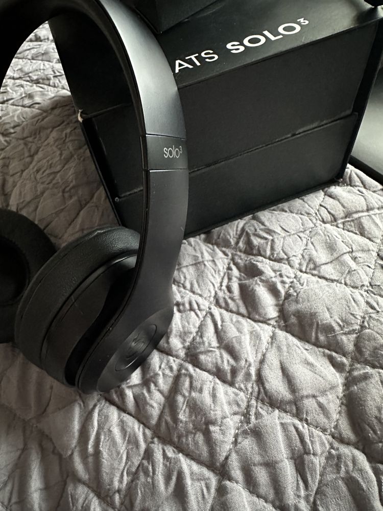 Idealne oryginalne Beats Solo3 Wireless słuchawki bezprzewodowe czarne