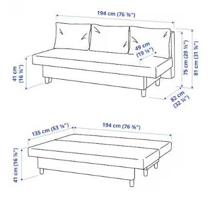 Sofa rozkładana 3-osobowa ÄLVDALEN IKEA