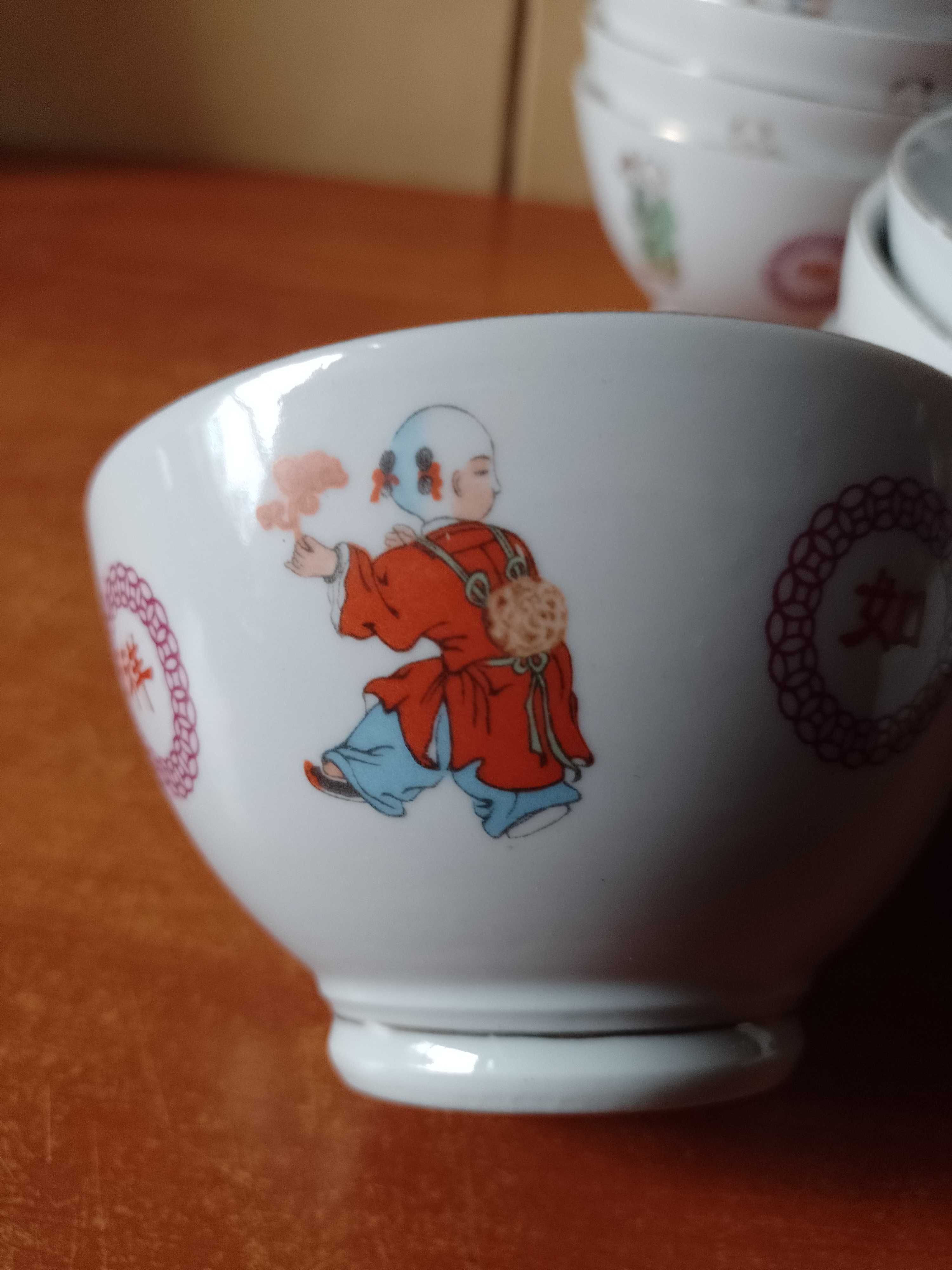 Miseczki porcelana chińska-zestaw 5 szt