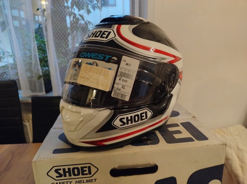 Shoei Qwest L - jak nowy, zestaw.
