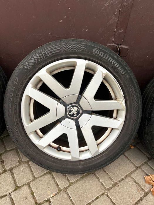 диски Пежо + шини R17 225/50 4*108