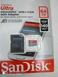 SanDisk Karta Ultra microSDXC 64GB 140MB/s A1 + Adapter SD
