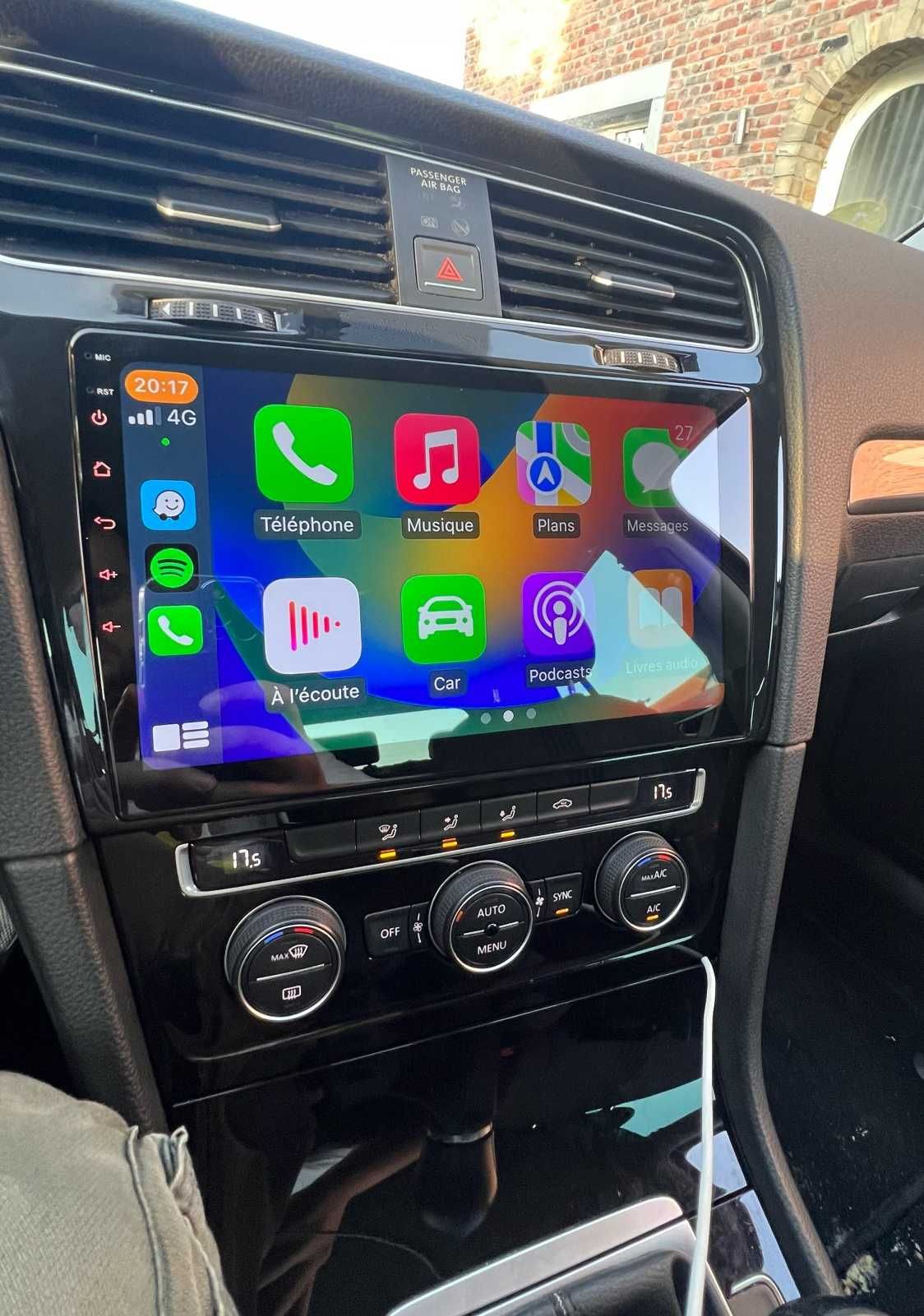 (NOVO) Rádio 2DIN • Volkswagen GOLF 7 / VII • [4+32GB] • Android GPS