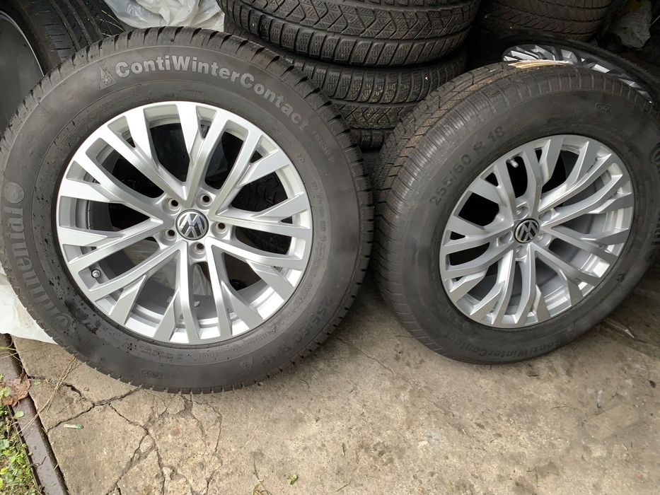 Nowe Alufelgi  z nowymi oponami touareg 3 255/60/18 model cascada