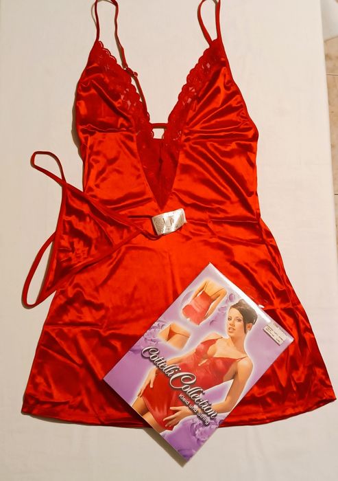 Camisa de Noite. Vermelha. Tam. M. Nova.