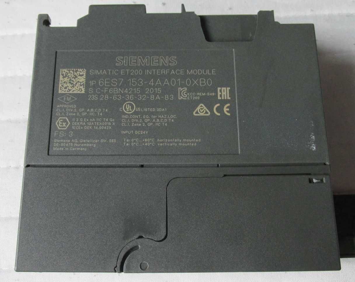 SIEMENS S7 system PLC (cyfrowa) - kompletna szyna 11 modułów