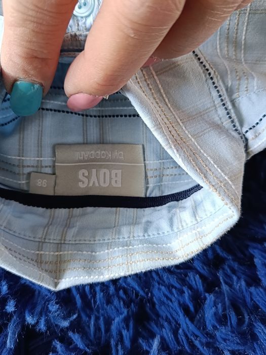 Elegancki komplet dla chłopca krótkie spodenki oraz koszula 122