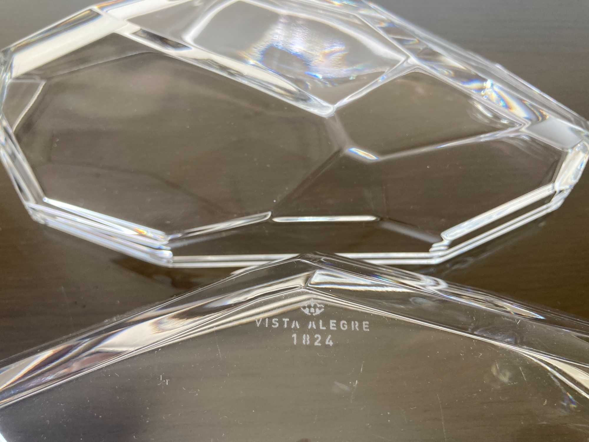 Caixa de cristal marca Vista alegre sem uso