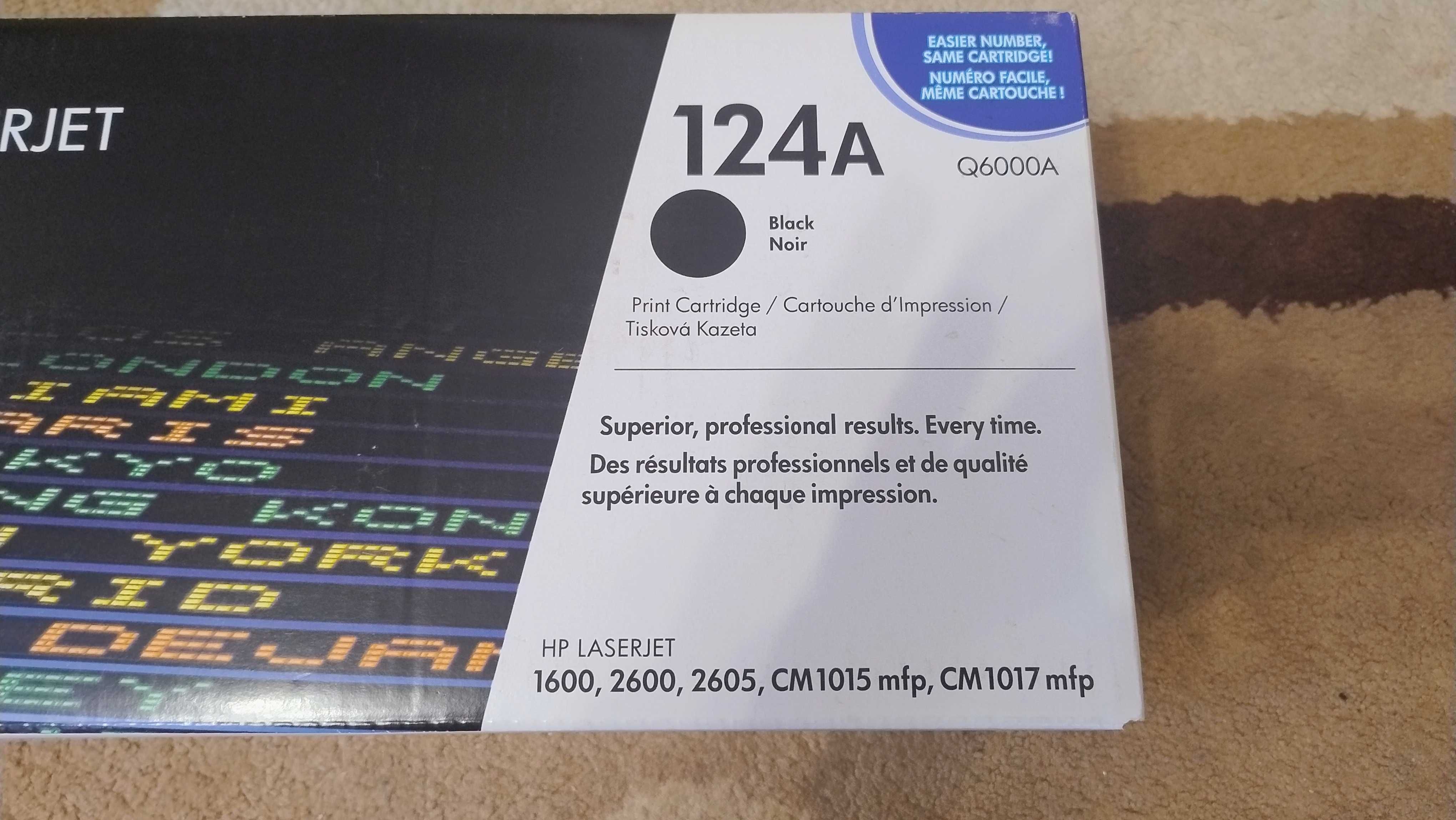 Toner HP 124A LaserJet Q6000A Black