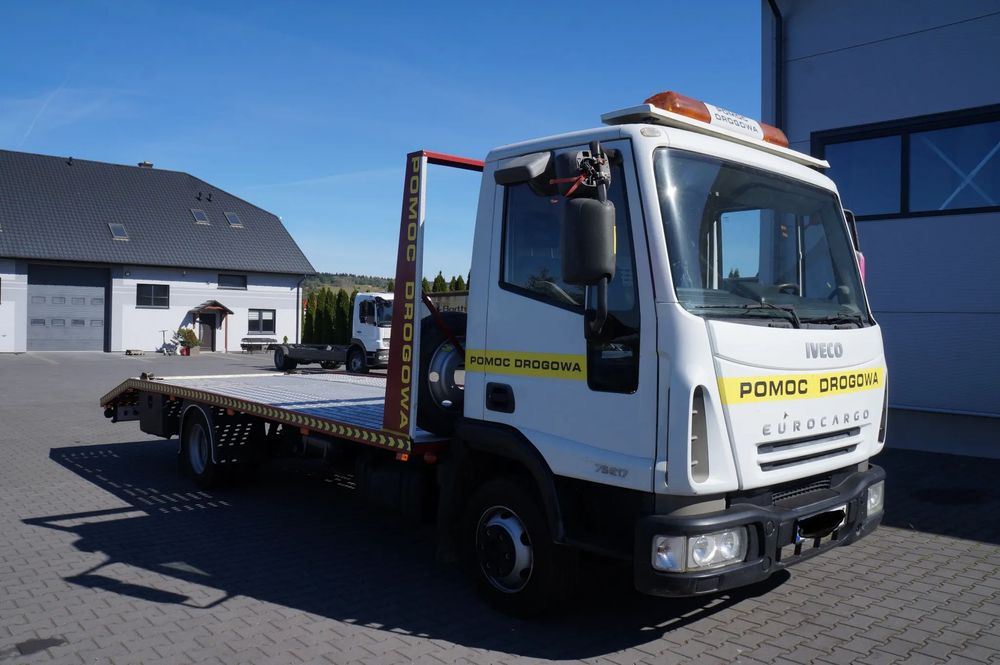Iveco EUROCARGO 75E17 POMOC DROGOWA SPECJALNY LAWETA