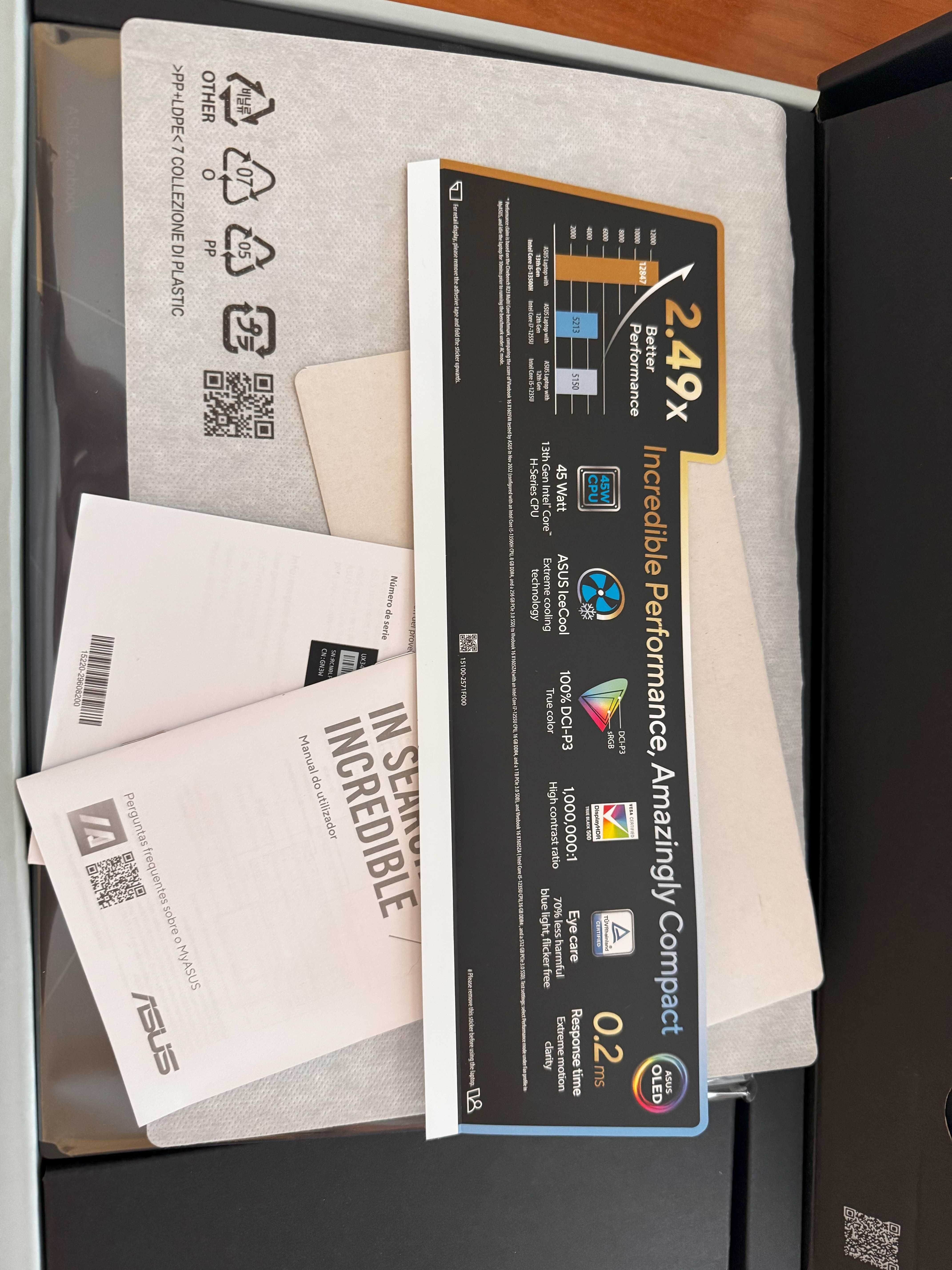 ASUS ZenBook 14x GARANTIA 2 anos ASUS