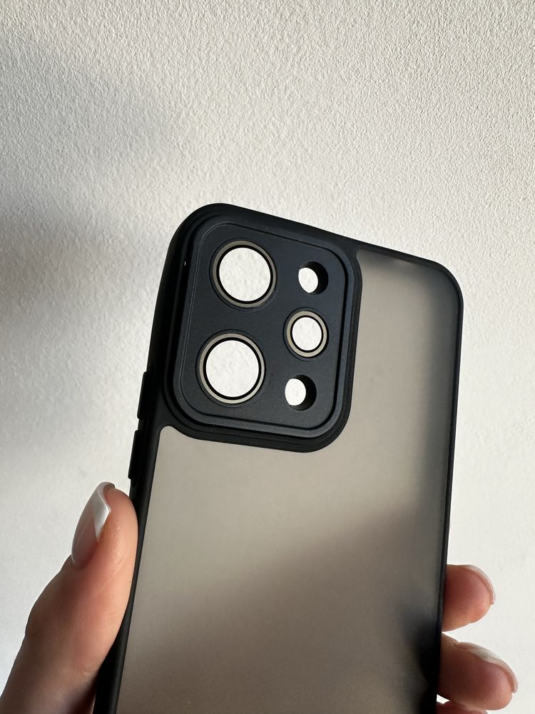 Szkło hartowane + etui czarne do XIAOMI REDMI 12 4G/12 5G
