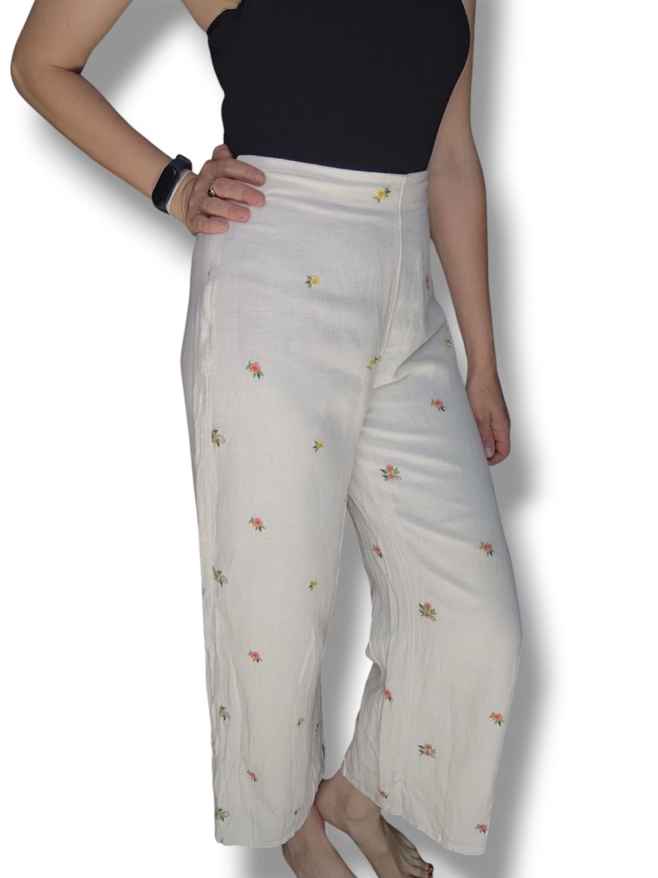 Spodnie damskie 100%bawełna Stradivarius S