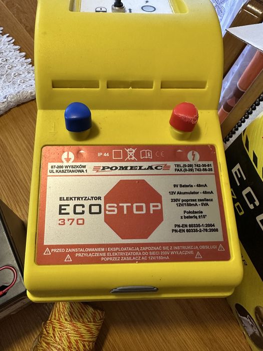Nowy Elektryzator Ecostop 370 ( pastuch )