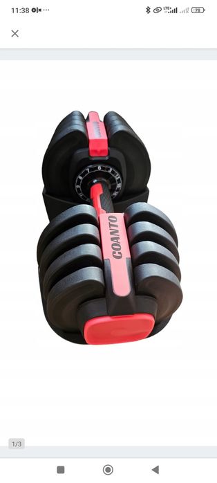 Hantelka regulowana 18 kg COANTO