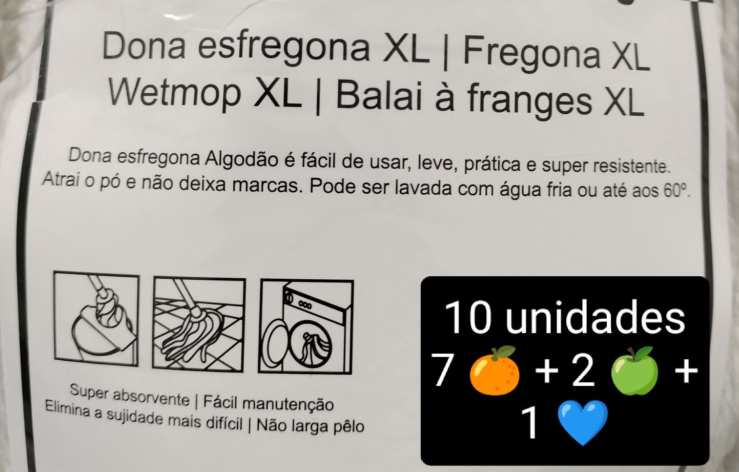 10 Esfregonas XL