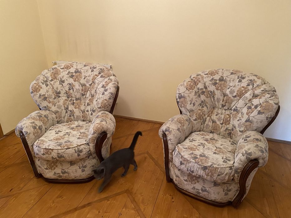 Мякі меблі диван і 2 мякі крісла.