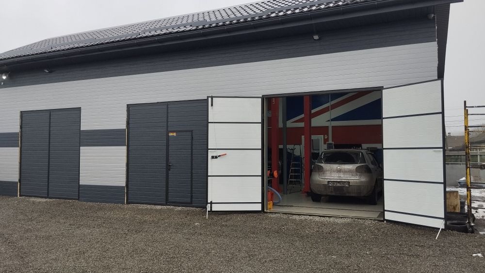 Сендвіч панелі термо панелі для  дверей воріт фасадів душ туалет в