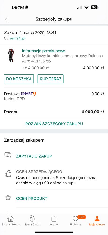 Kombinezon dainese avro 4 rozmiar 56