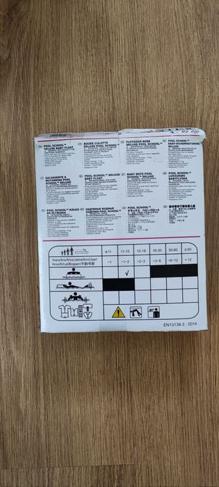 Boia intex para crianças entre 1 - 2 anos
Peso recomendado 11 - 15kg