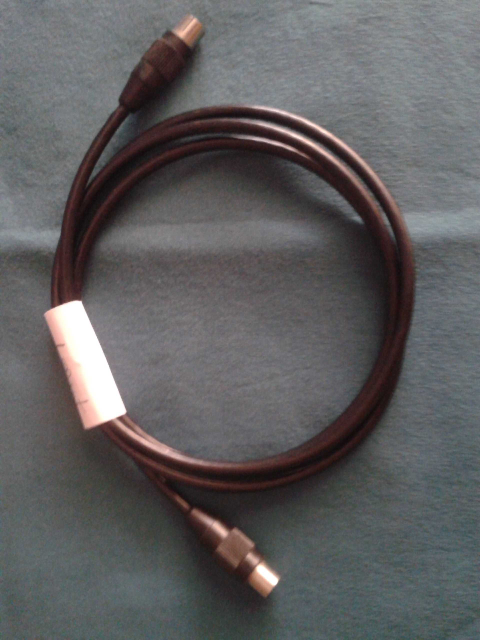 CABO coaxial-de antena, 3,1 mt c.terminais de antena TV+oferta