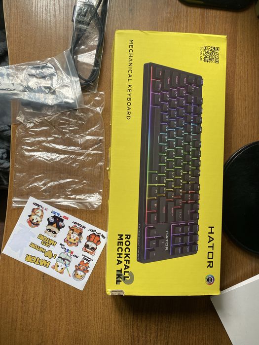 Клавіатура Hator Rockfall 2 Mecha TKL Orange Black (HTK-520) 80%