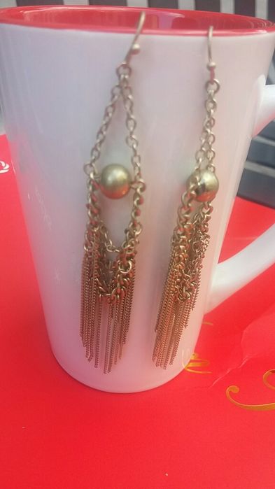 Kolczyki wiszące łańcuszki Tatuum