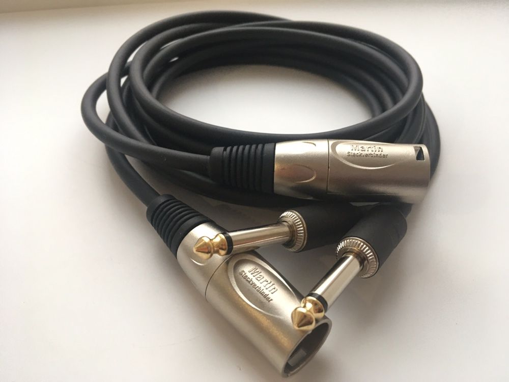 Мікрофонний кабель XLR/XLR,XLR/TRS(Jack 6,35mm)