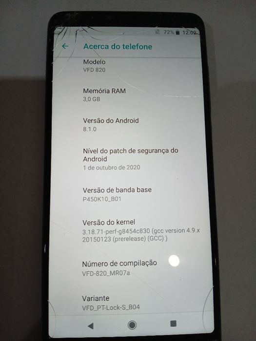 Smartphone Vodafone Smart X9