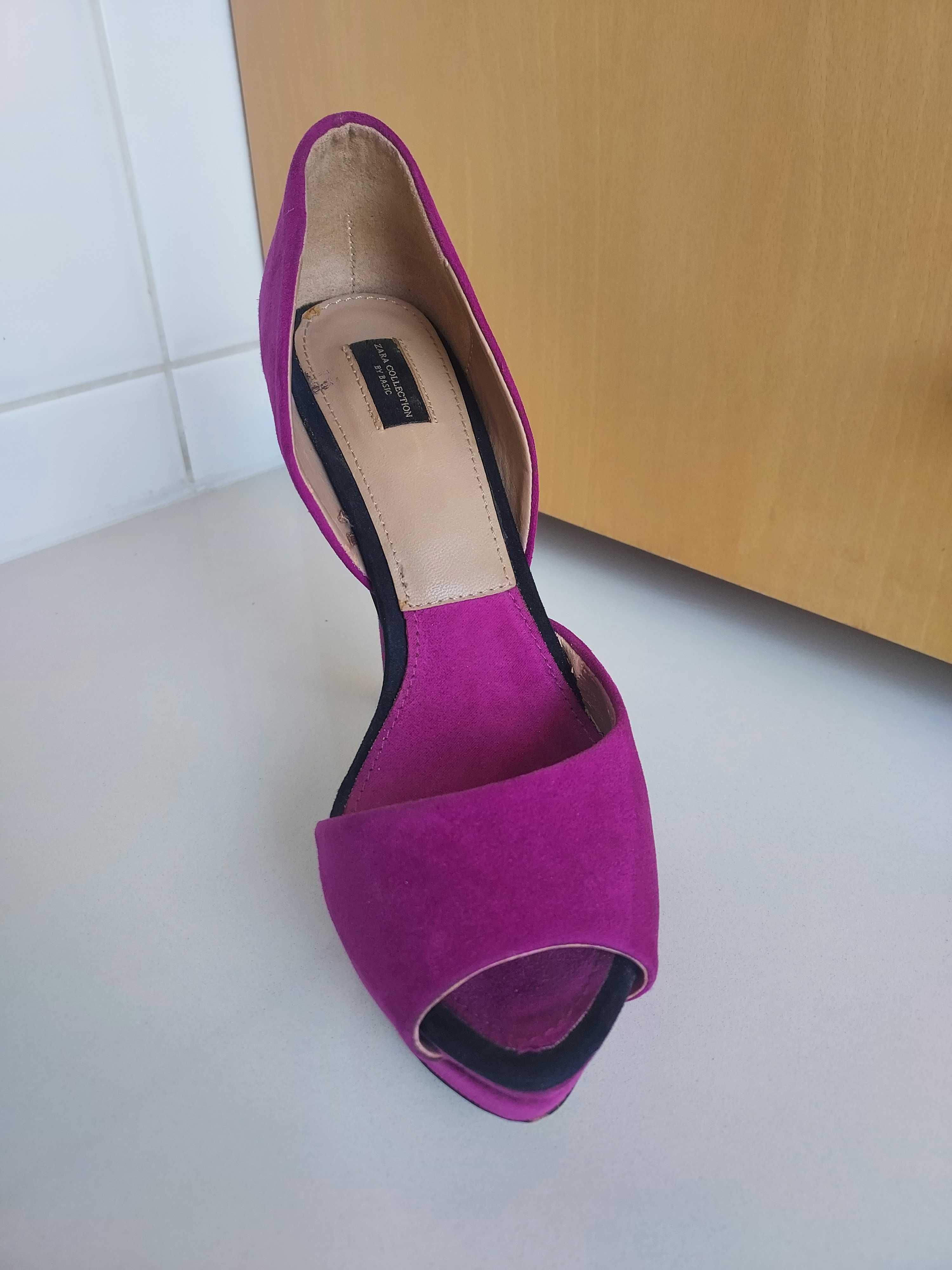 Sapatos fucsia Zara