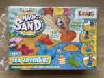 Gra dla dzieci  Magic Sand piasek kinetyczny 600g z foremkami