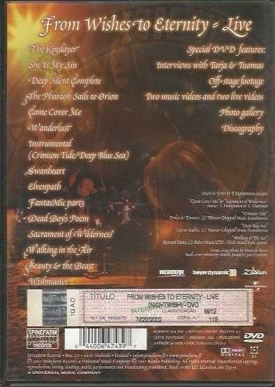 Nightwish - From Wishes to Eternity: Live (DVD)