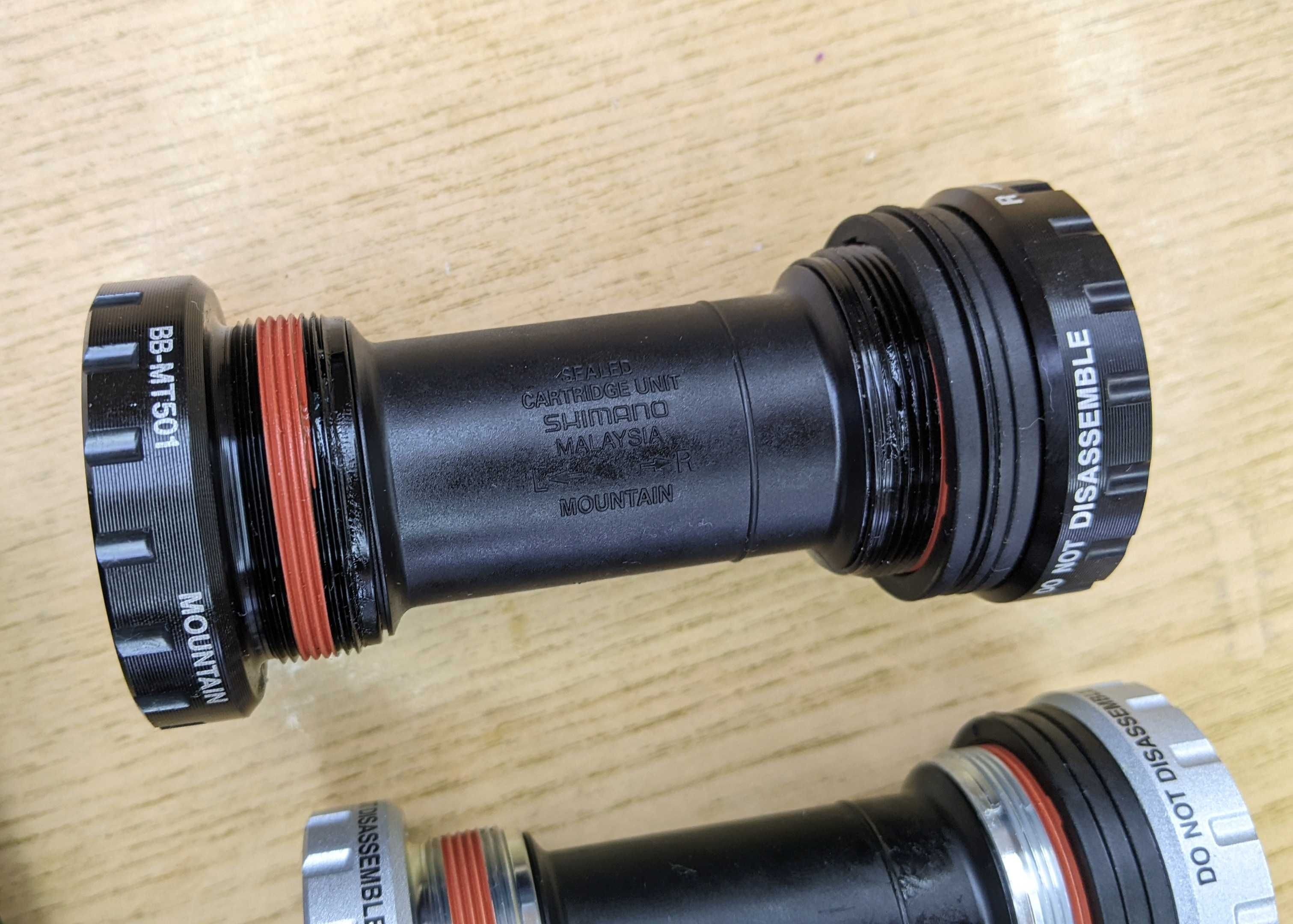 Каретки Shimano BB52 MT501 MT800 RS500 BSA Press Fit