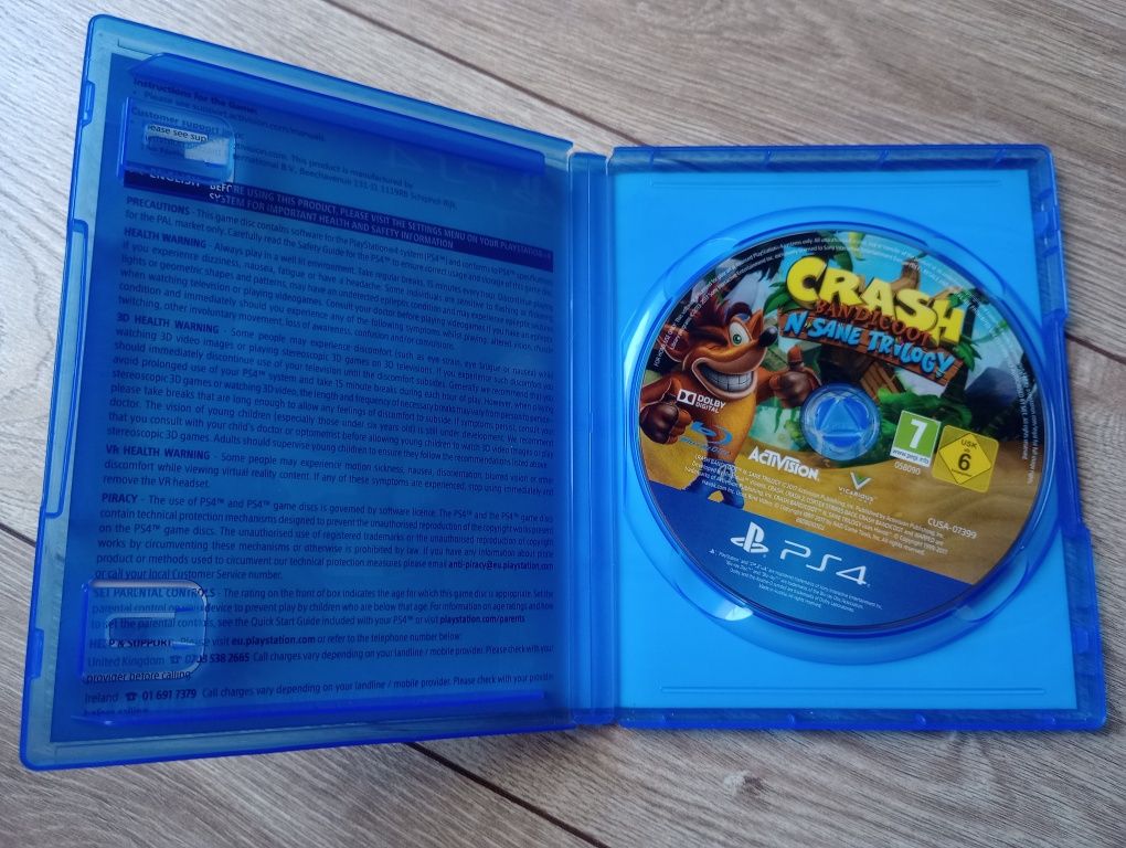 Crash Bandicoot N Sane Trilogy PS4