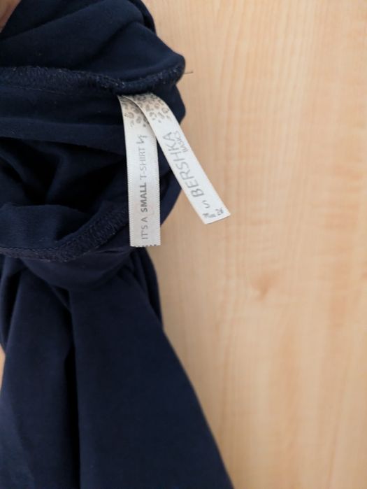 Bawełniany golf body na długi rękaw Bershka rozmiar S