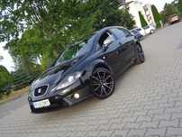 Seat Leon 2.0 TDI CR 170KM FR Bi-Ksenon NAVI Alu18 PDC CZARNY Bez Rdzy PIĘKNY