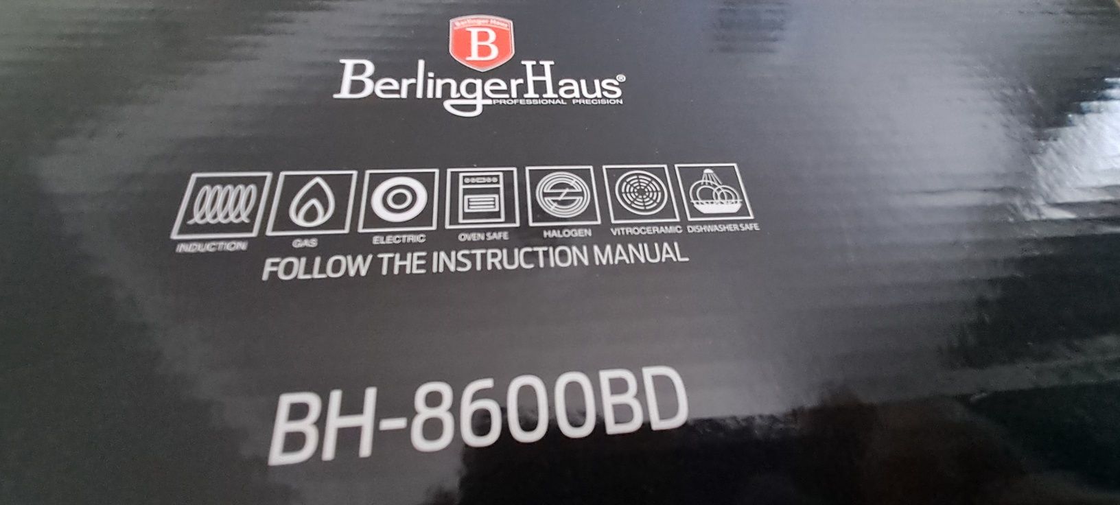 Berlinger Haus Brytfanna z pokrywa bh 8600bd. Nowe