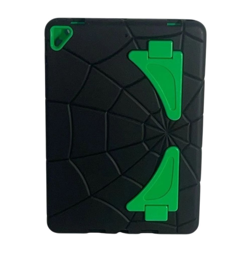 Etui z Podstawką do IPad 10.2 Cala 2019/2020/2021 Pajęczyna Czarne