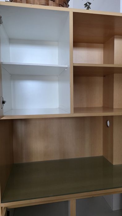 Movel novo em madeira com canto com 1.75 l, 2mts al, d 50 cm