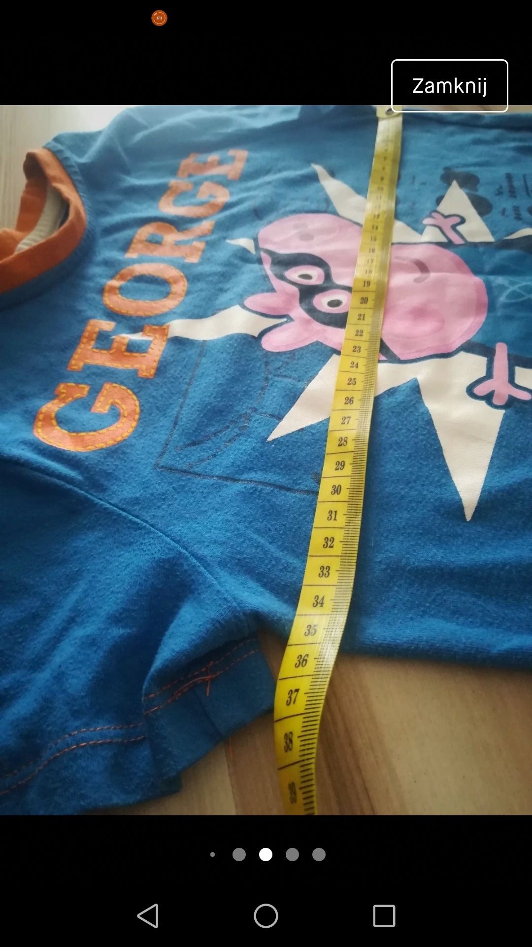 podkoszulek, koszulka, t-shirt, świnka peppa, George, dziecięcy, dla d