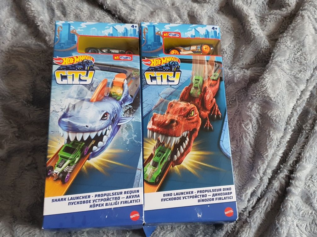 Oferta Dnia okazja 2xSamochodzik Hot wheels z wyrzutnia 2 w cenie 1