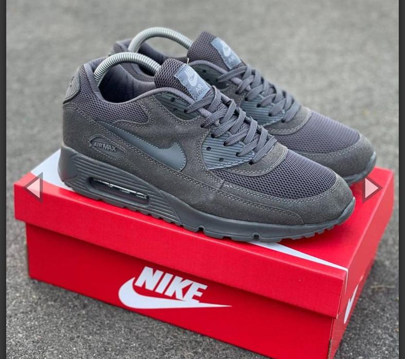 Nike air max 90 szare meskie buty sportowe nike obuwie na lato lekkie