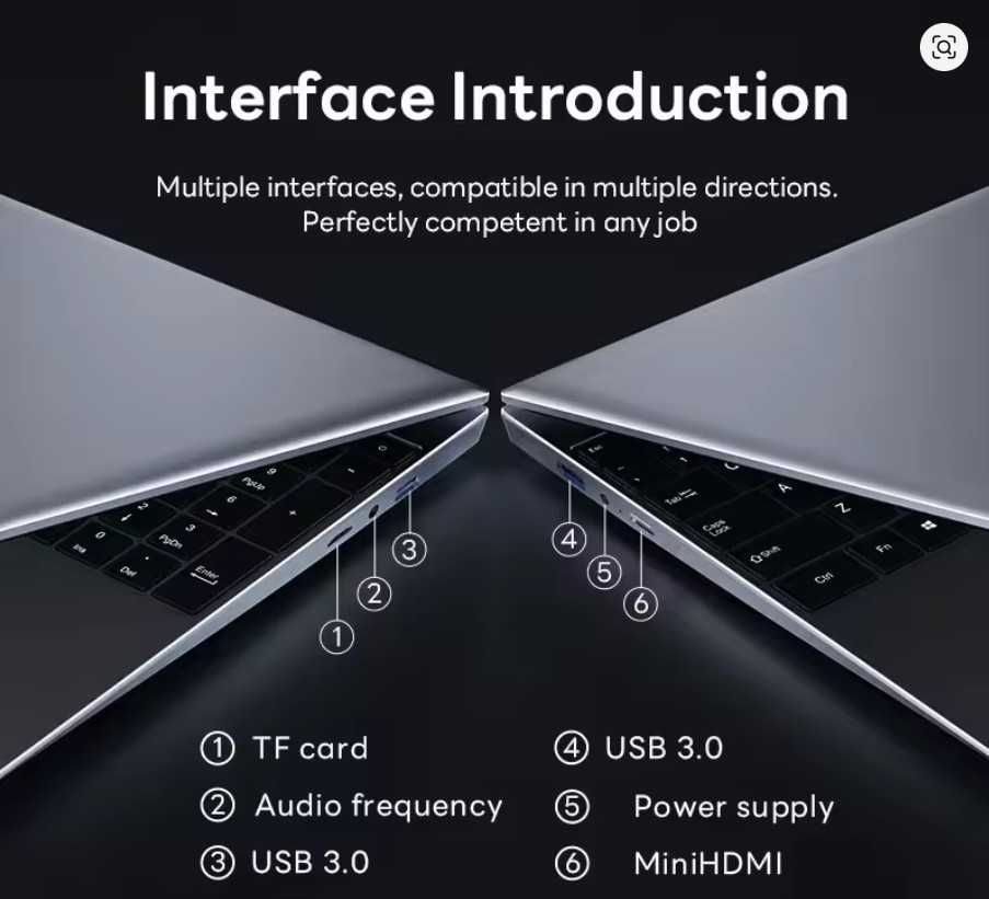 15,6-дюймов ноутбук,  RAM 16 ГБ, 2 ТБ, Windows 11 Pro,  Intel i7-8500Y