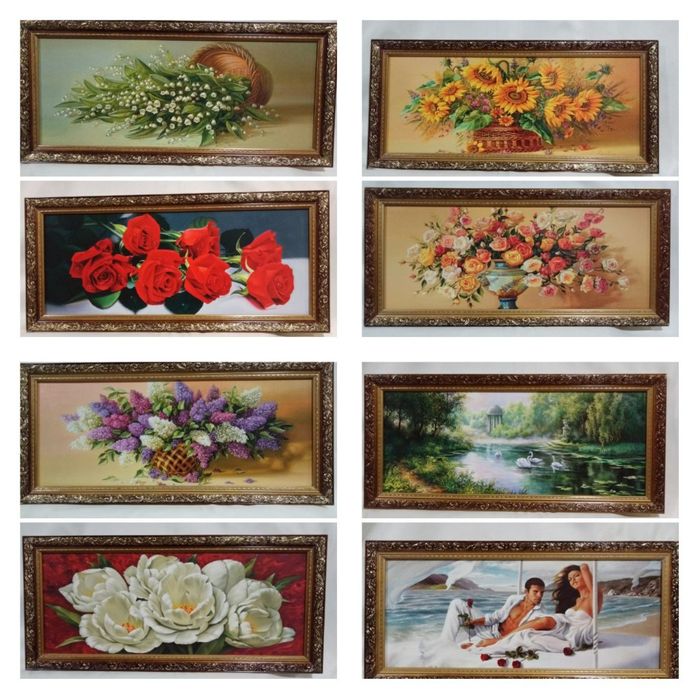 Картина 50х20см. в багетной рамке 3 см.(репродукция).