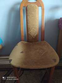 4 krzesla boki drewniane